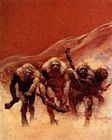Frank Frazetta Neanderthal painting